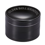 LIHAO 2.36”(6cm) Grinder Concave Moulin à Herbes Moulin à épices en 4 Parties - Noir