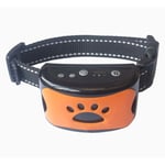 3 In1 Collier anti-aboiement pour chien Dispositif d'aboiement excessif Sûr Inoffensif & Formation anti-aboiements sans cruauté - Orange