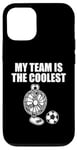 iPhone 12/12 Pro My Team Is The Coolest, Desk Fan Playing Football Soccer Case