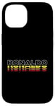 Coque pour iPhone 14 Ronaldo Prénom amusant vintage coucher de soleil Ronaldo