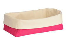 Premier Housewares Bread Basket, 17 x 33 x 16 cm - Hot Pink/Cream