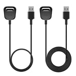 AWINNER Charger Cable Compatible with Fitbit Charge 3 -Smart Watch Replacement USB Charger Adapter Charge Cord Charging Cable Replacement for Fitbit Charge3 (3.3 feet +1.6 feet) (2-Pack)