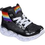 Skechers Flickor Hjärtljus Rainbow Diva Hightops Skor