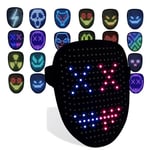 Change Face Halloween LED Mask LED Lighted Sensing Face Masks  Masquerade