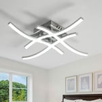 Plafonnier led 28W, Lampe de Plafond led Modernes 2520 Lumens, Plafonniers éclairage Intérieur 6000K, pour Salon Chambre Balcon