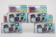 FUJIFILM lot de 4 appareils jetables 27 flash 400iso péremtion 11/2024