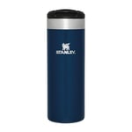 Stanley Aerolight Transit Mug Isotherme Café 0.47L - 6 Heures Chaud - 8 Heures Froid - Couvercle Étanche et Blocable - Thermos - Lavable au Lave-Vaisselle - Royal Blue Metallic