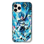 Cokitec Case for iPhone 12 Mini Manga Dragon Ball Vegeta Blue