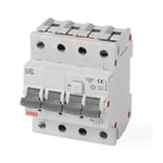 Garo RCBO GS B16A 4P Jordfeilautomat 4-polet, 230 V 16 A