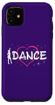 Coque pour iPhone 11 Cute Dance Heart Women Girl Ballroom Lyrical Hip Hop Dancing