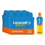 Lucozade Sport Body Fuel - Orange 12x500ml| Isotonic sports drink, with Electrolytes and Vitamin B3 | Still | Bursting with Flavour