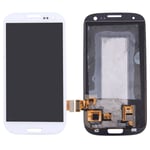 Pour Samsung Galaxy Siii / Blanc I9300 Lcd + Touch Pad Assemblage De Numériseur 2 En 1