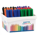 Giotto Schoolpack de 60 feutres effaçable à sec - pointe ogive moyenne 4 mm coloris assortis