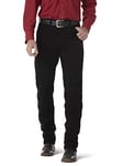 Wrangler Men's Cowboy Silver Edition Original Fit Boot Cut Jean, Black, 28W x 32L
