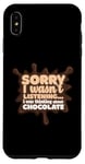 Coque pour iPhone XS Max Penser au chocolat Fondre le chocolat Cacao