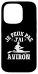 Coque pour iPhone 14 Pro Je Peux Pas J'ai Aviron Drôle Bateaux Rameur Sport Aviron