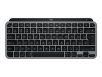 Logitech Master Series Mx Keys Mini For Mac - Tastatur - Compact - Bakbelysning - Trådløs - Bluetooth Le - Qwerty - Us International - Romgrå