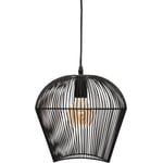 Suspension filaire Jena métal noir D26cm Atmosphera Créateur D'intérieur