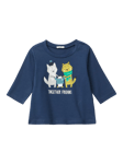 Benetton Baby Cotton Graphic T-Shirt, Air Force Blue