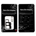 Adaptateur De Carte Sim 3 En 1 Pour Wiko View 3 Smartphone Micro-Sim Nano-Sim Universel