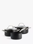 GreenPan Copenhagen Hard Anodised Ceramic Non-Stick Pan Set, 3 Piece