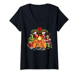 Womens Christmas Gamer Controller Xmas Gaming Men Boys Kids Youth V-Neck T-Shirt