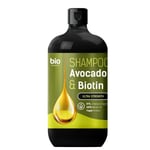 Luontainen Bio Avokado- ja Biotiinil shampoo, 946ml - Ravitseva ja vahvistava sampookokonaisuus