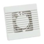 Manrose Intervent 4inch. Extractor Fan Timer Model - White - NVF100T