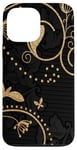 iPhone 13 Pro Max Black Gold Design Case