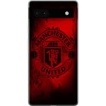 Google Pixel 6a Genomskinligt Skal Manchester United