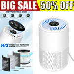 3-IN-1 HEPA Air Purifier with 3 Speed Settings, for Home Allergies dust Pollen