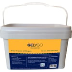 6Kg Gelygo bøtte for minimum 1200 liter vann. 500 gram i pva-poser