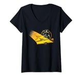 Womens Disney TRON: Legacy Clu’s XR-GT Light Jet V-Neck T-Shirt