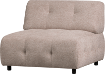 Louis Modulære sofa 1,5-sæder, chenille lyserød H73x90x90 cm