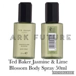 Ted Baker Jasmine & Lime Blossom Body Spray 50ml New Stock