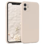 For Apple iPhone 11 Silicone Back Cover Protection Soft Case Beige