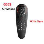 G30s G10s Air Mouse 2.4g Gyroskooppi 33 Keys Ir Learning Langaton Smart Voice Kaukosäädin X96 H96 Max Android Box Vs G20s - Kaukosäädin