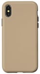 Coque pour iPhone X/XS Coque beige kaki