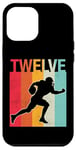 Coque pour iPhone 12 Pro Max Ballon de football « It's My 12th Birthday » pour garçon et fille