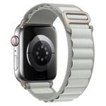 Alpine Loop Band För Apple Watch Rem 49mm 44mm 40mm 45mm 41mm 42mm 38mm 38 40 44 45 Mm Armband Iwatch Ultra Series 7 6 3 Se 8 gray-light gray 38 40 41mm