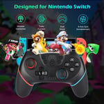 Manette Nintendo Switch-Uplayteck-Manette sans fil Bluetooth contrôleur Switch Pro pour Nintendo Switch/Switch Lite/Switch OLED/PC