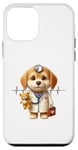 Coque pour iPhone 12 mini Puppy MD: Spécialiste pédiatrique - Médecin chien