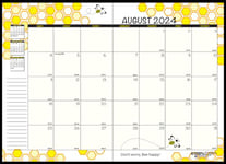 House of Doolittle 2024-2025 Monthly Calendar Planner, Academic, Honeycomb, 7 x 10 Inches, August - July (HOD266502-25)