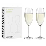 RITZENHOFF 8011003 Glanzlicht Lot de 2 flûtes à champagne en cristal 300 ml Fabriqué en Allemagne