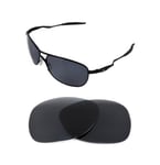 NEW POLARIZED BLACK REPLACEMENT LENS FOR OAKLEY CROSSHAIR 2012 SUNGLASSES