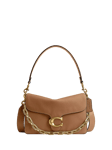 Coach Chain Tabby Leather Crossbody Bag, Honey Brown