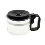 Verseuse couleur noire avec couvercle adaptable 9-12 t A02BLACK pour Cafetière - Expresso broyeur braun, chromex, delonghi, dilem, essentiel b,