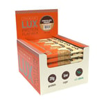 BW Premium LUX 20g High Protein Flapjack Bars 24 x 75g - Oat Based Low Sugar Snack - Bodybuilding Warehouse (Chocolate Peanut)