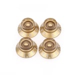 Musiclily Pro 4Pcs Gold Imperial Inch Top Bell Hat Knobs For USA Les Paul Guitar