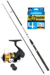 JUNIORSETT. Shimano FX2500/Ron Thomson 8' (15-40 gr) m/line